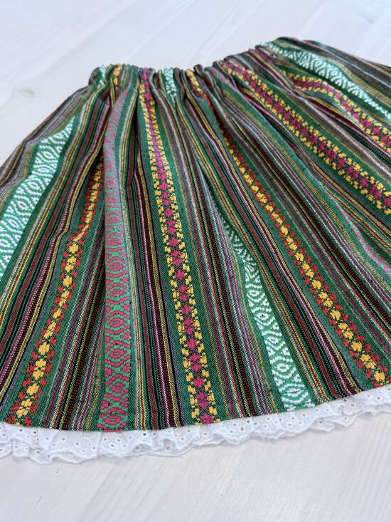  Stilizēti TAUTIESKIE svārki /Tumši zaļš