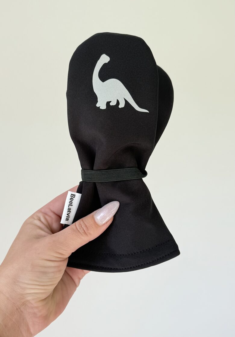 Dinozaurs uz melna