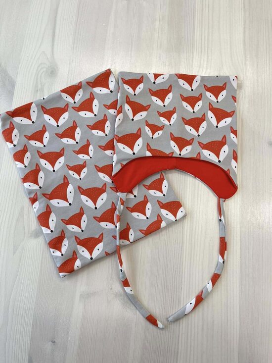 Sienamas ausumices un tuneļšalles komplekts Lapsa