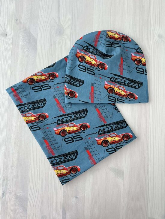 Beanie cepures un tuneļšalles komplekts Zibens