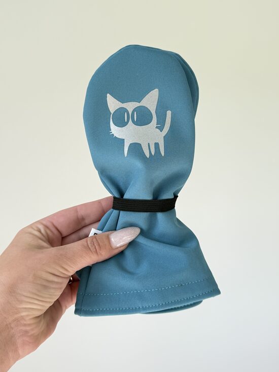 Kaķītis uz tirkīza